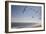 Virginia Beach, Virginia. Flock of Seagulls Fly over a Beach-Jolly Sienda-Framed Photographic Print