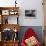 Virginia City, Montana - Interior View of Bale of Hay Saloon-Lantern Press-Framed Stretched Canvas displayed on a wall