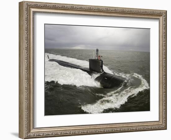 Virginia-class Attack Submarine Pre-Commissioning Unit New Mexico-Stocktrek Images-Framed Photographic Print