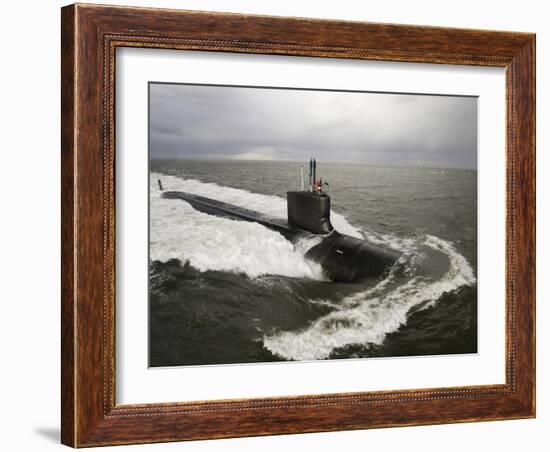 Virginia-class Attack Submarine Pre-Commissioning Unit New Mexico-Stocktrek Images-Framed Photographic Print