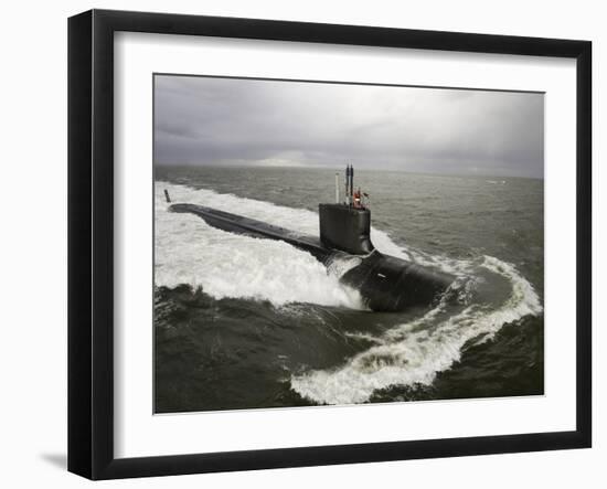 Virginia-class Attack Submarine Pre-Commissioning Unit New Mexico-Stocktrek Images-Framed Photographic Print
