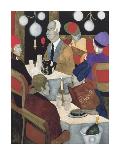 Dinner at Lhardy's-Virginia Ergüín-Mounted Giclee Print