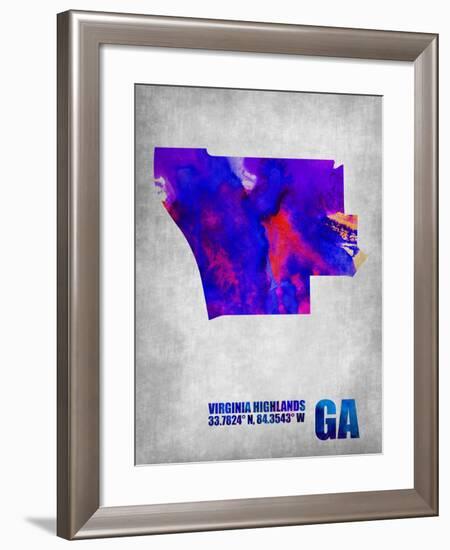 Virginia Highlands Georgia-NaxArt-Framed Art Print