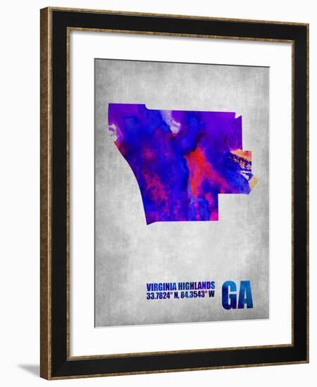 Virginia Highlands Georgia-NaxArt-Framed Art Print