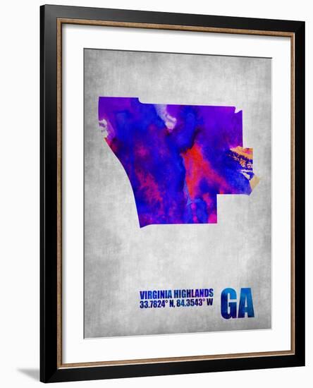 Virginia Highlands Georgia-NaxArt-Framed Art Print