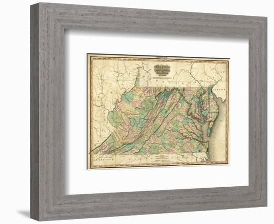 Virginia, Maryland and Delaware, c.1823-Henry S^ Tanner-Framed Art Print