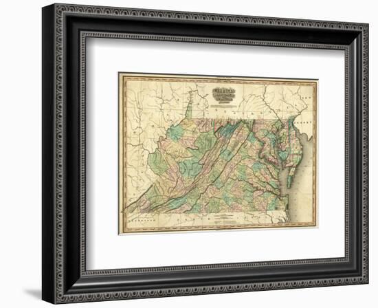 Virginia, Maryland and Delaware, c.1823-Henry S^ Tanner-Framed Art Print