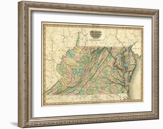 Virginia, Maryland and Delaware, c.1823-Henry S^ Tanner-Framed Art Print