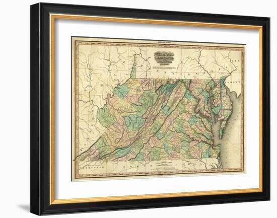 Virginia, Maryland and Delaware, c.1823-Henry S^ Tanner-Framed Art Print