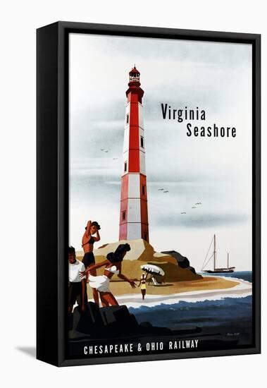 Virginia Seashore-Bern Hill-Framed Premier Image Canvas