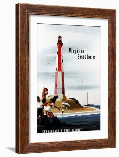 Virginia Seashore-Bern Hill-Framed Giclee Print