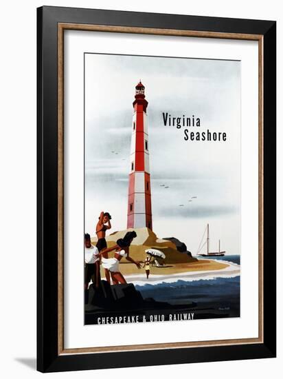 Virginia Seashore-Bern Hill-Framed Giclee Print