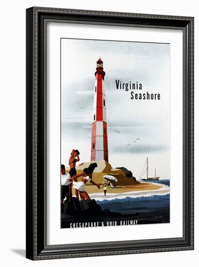 Virginia Seashore-Bern Hill-Framed Giclee Print