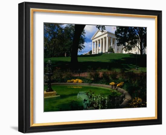 Virginia State Capitol Building and Gardens, Richmond, USA-Rick Gerharter-Framed Photographic Print