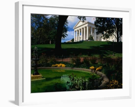 Virginia State Capitol Building and Gardens, Richmond, USA-Rick Gerharter-Framed Photographic Print