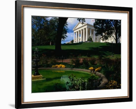 Virginia State Capitol Building and Gardens, Richmond, USA-Rick Gerharter-Framed Photographic Print