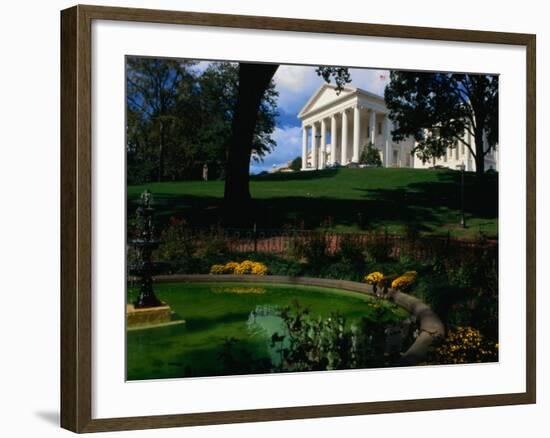 Virginia State Capitol Building and Gardens, Richmond, USA-Rick Gerharter-Framed Photographic Print