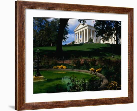 Virginia State Capitol Building and Gardens, Richmond, USA-Rick Gerharter-Framed Photographic Print