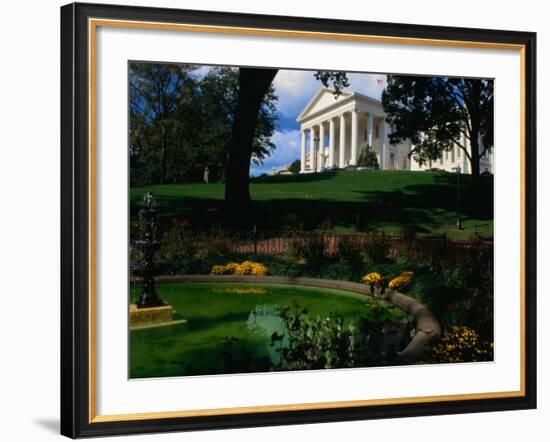 Virginia State Capitol Building and Gardens, Richmond, USA-Rick Gerharter-Framed Photographic Print