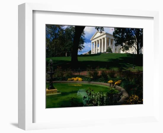 Virginia State Capitol Building and Gardens, Richmond, USA-Rick Gerharter-Framed Photographic Print