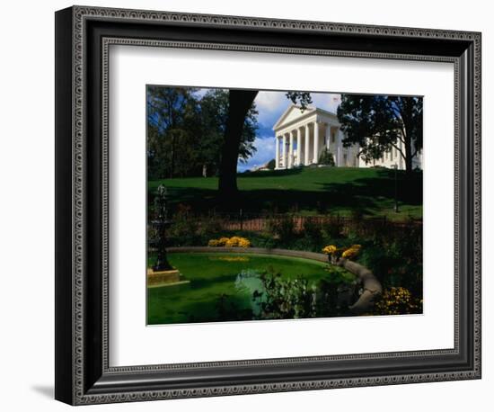 Virginia State Capitol Building and Gardens, Richmond, USA-Rick Gerharter-Framed Photographic Print