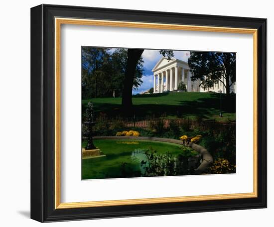 Virginia State Capitol Building and Gardens, Richmond, USA-Rick Gerharter-Framed Photographic Print