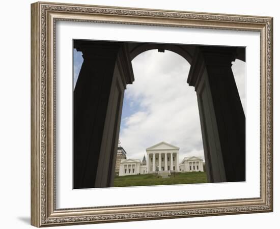 Virginia State Capitol, Richmond, Virginia, United States of America, North America-Snell Michael-Framed Photographic Print