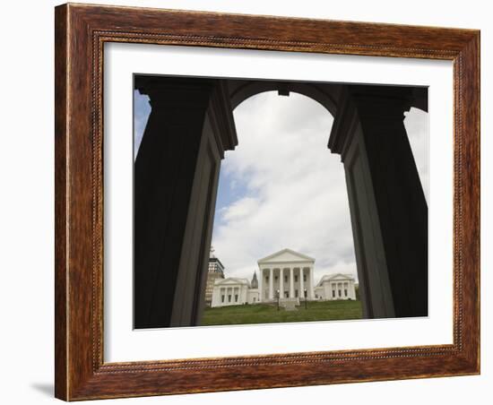 Virginia State Capitol, Richmond, Virginia, United States of America, North America-Snell Michael-Framed Photographic Print