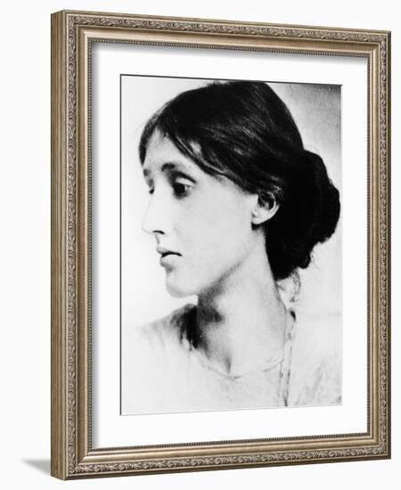 Virginia Woolf (1882-194), English Novelist, Essayist and Critic-null-Framed Giclee Print