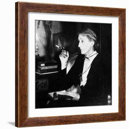 Virginia Woolf (B/W Photo)-null-Framed Giclee Print