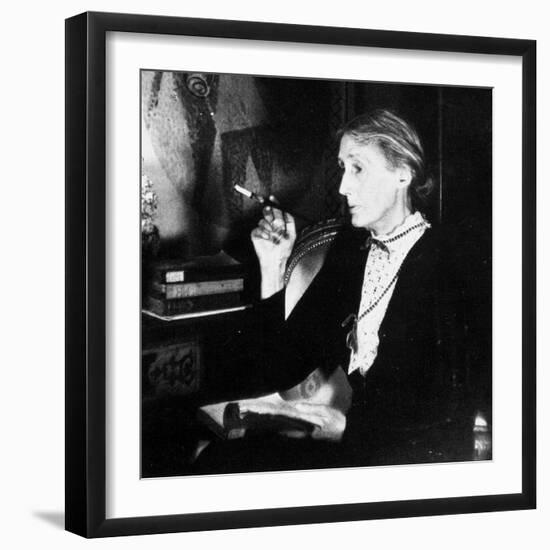 Virginia Woolf (B/W Photo)-null-Framed Giclee Print