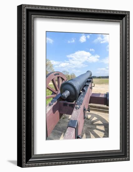 Virginia, Yorktown, Cannon on Battlefield-Lisa S. Engelbrecht-Framed Photographic Print