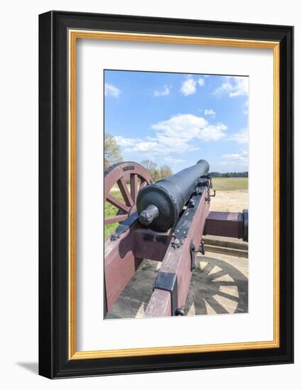 Virginia, Yorktown, Cannon on Battlefield-Lisa S. Engelbrecht-Framed Photographic Print