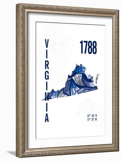 Virginia-J Hill Design-Framed Giclee Print