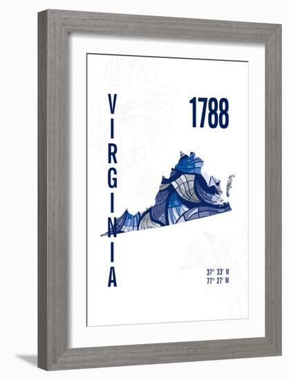 Virginia-J Hill Design-Framed Giclee Print