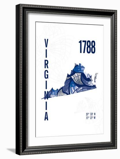 Virginia-J Hill Design-Framed Giclee Print