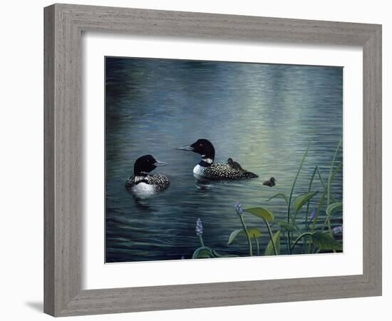 Virginias Loons-Kevin Dodds-Framed Giclee Print