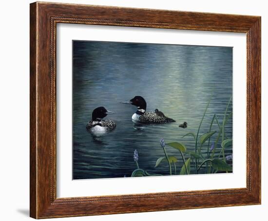 Virginias Loons-Kevin Dodds-Framed Giclee Print