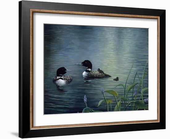 Virginias Loons-Kevin Dodds-Framed Giclee Print