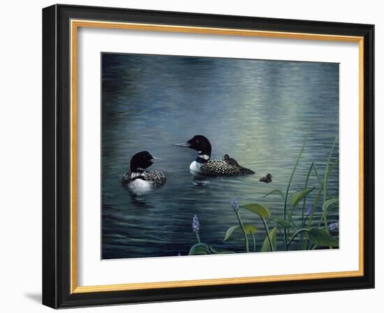 Virginias Loons-Kevin Dodds-Framed Giclee Print