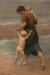 Into the Water! (Oil on Canvas)-Virginie Demont-Breton-Giclee Print