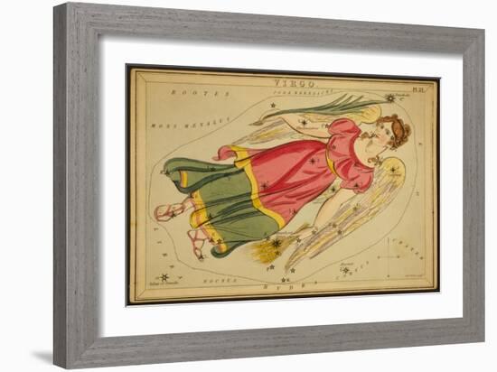 Virgo Constellation, Zodiac Sign, 1825-Science Source-Framed Giclee Print