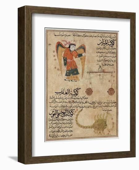 Virgo, Libra and Scorpio, the Wonders of the Creation and the Curiosities of Existence-null-Framed Giclee Print