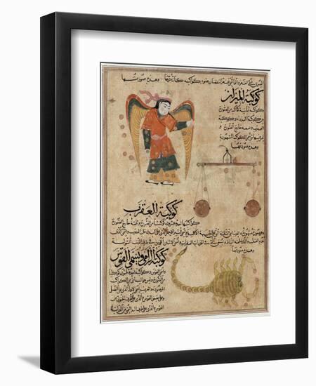Virgo, Libra and Scorpio, the Wonders of the Creation and the Curiosities of Existence-null-Framed Giclee Print