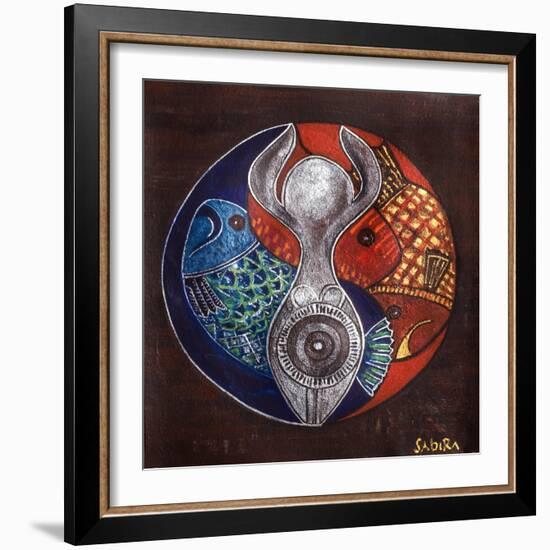 Virgo-Pisces, 2009-Sabira Manek-Framed Giclee Print