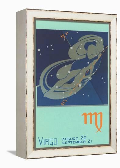 Virgo, the Maiden-null-Framed Stretched Canvas