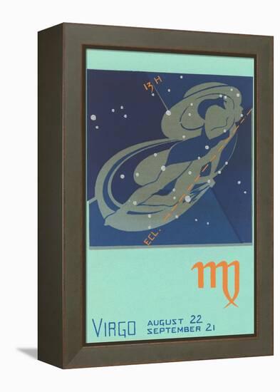 Virgo, the Maiden-null-Framed Stretched Canvas