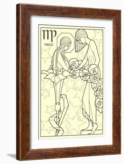 Virgo, the Young Girl-null-Framed Art Print