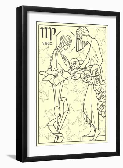 Virgo, the Young Girl-null-Framed Art Print