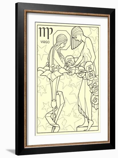 Virgo, the Young Girl-null-Framed Art Print